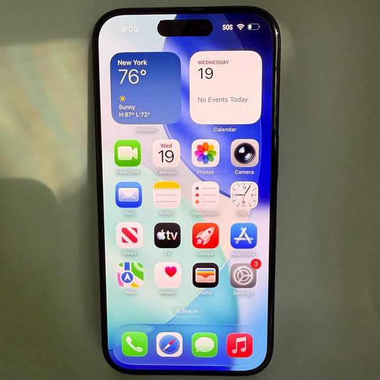 Broken Unlocked iPhone 15 Pro 256GB MTQR3LL/A READ