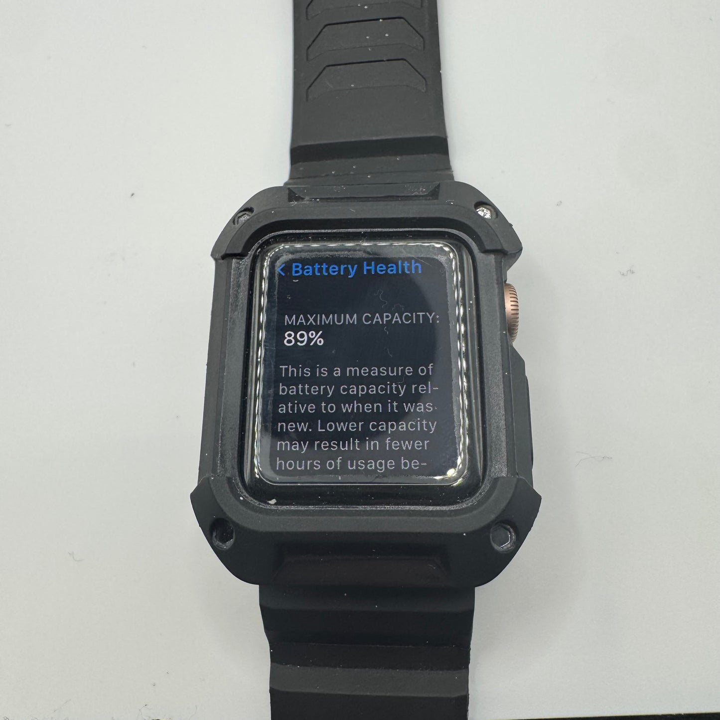 Unlocked Apple Watch Series 3 38MM Gold Aluminum Black Sport Band