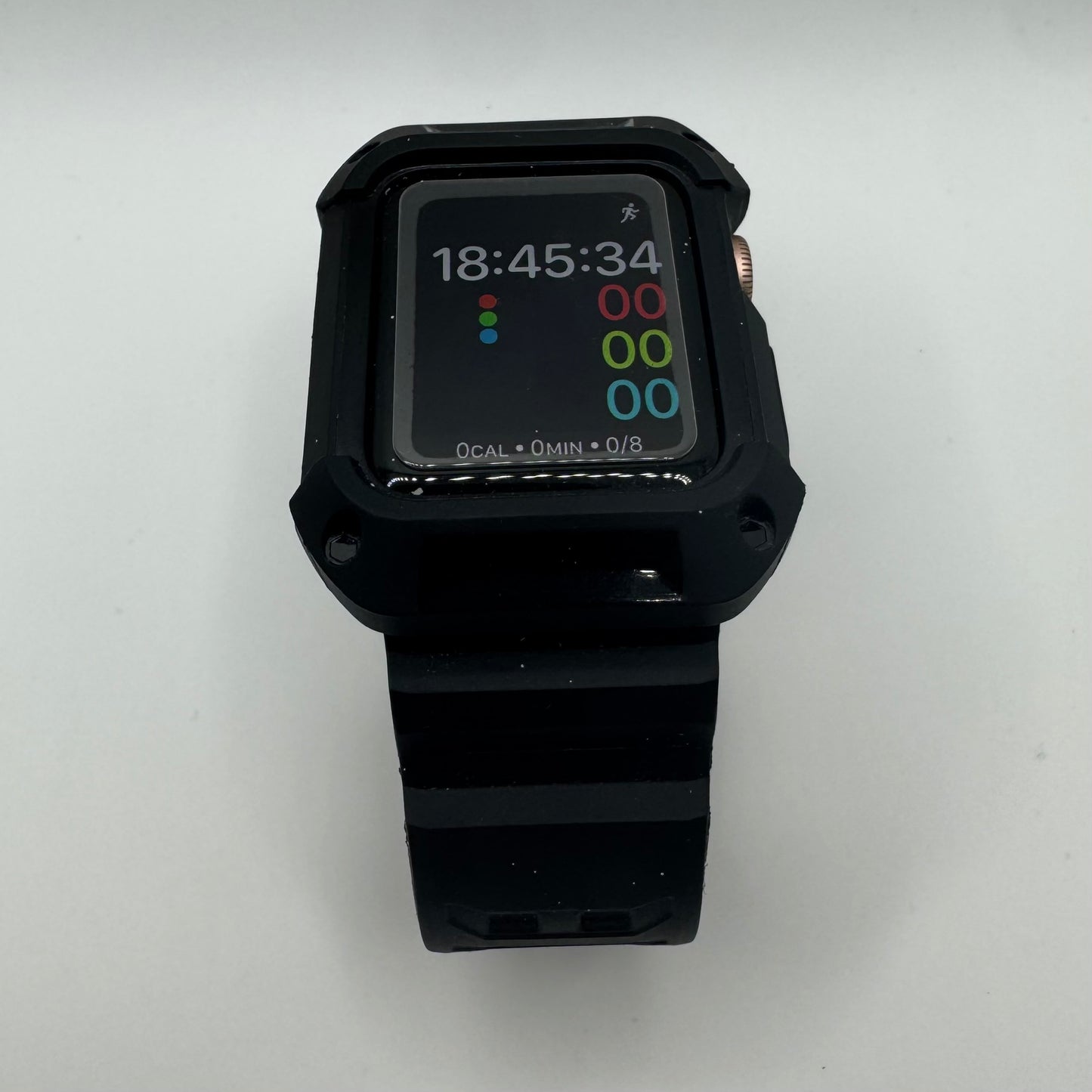 Unlocked Apple Watch Series 3 38MM Gold Aluminum Black Sport Band