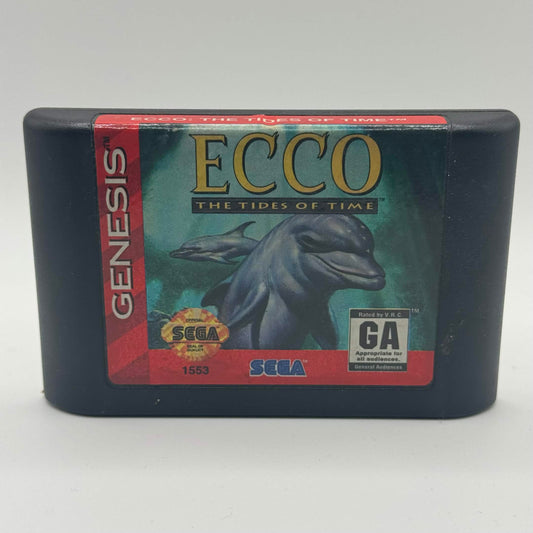 Ecco: The Tides of Time (Sega Genesis, 1994) Cartridge Only Tested & Working