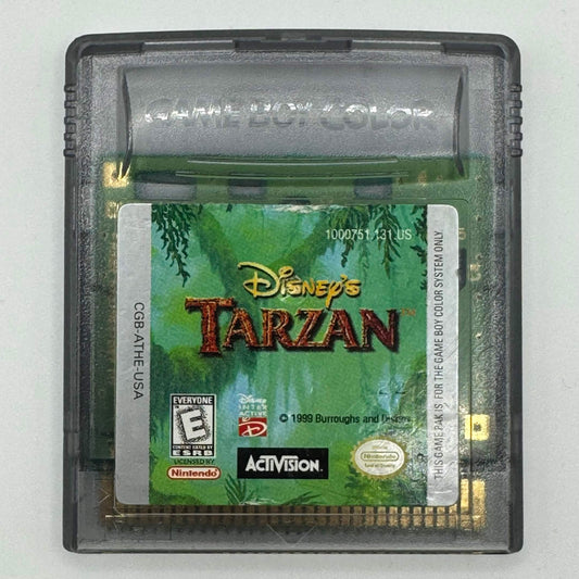 Tarzan (Nintendo GameBoy Color, 1999) Cartridge Only Tested & Working