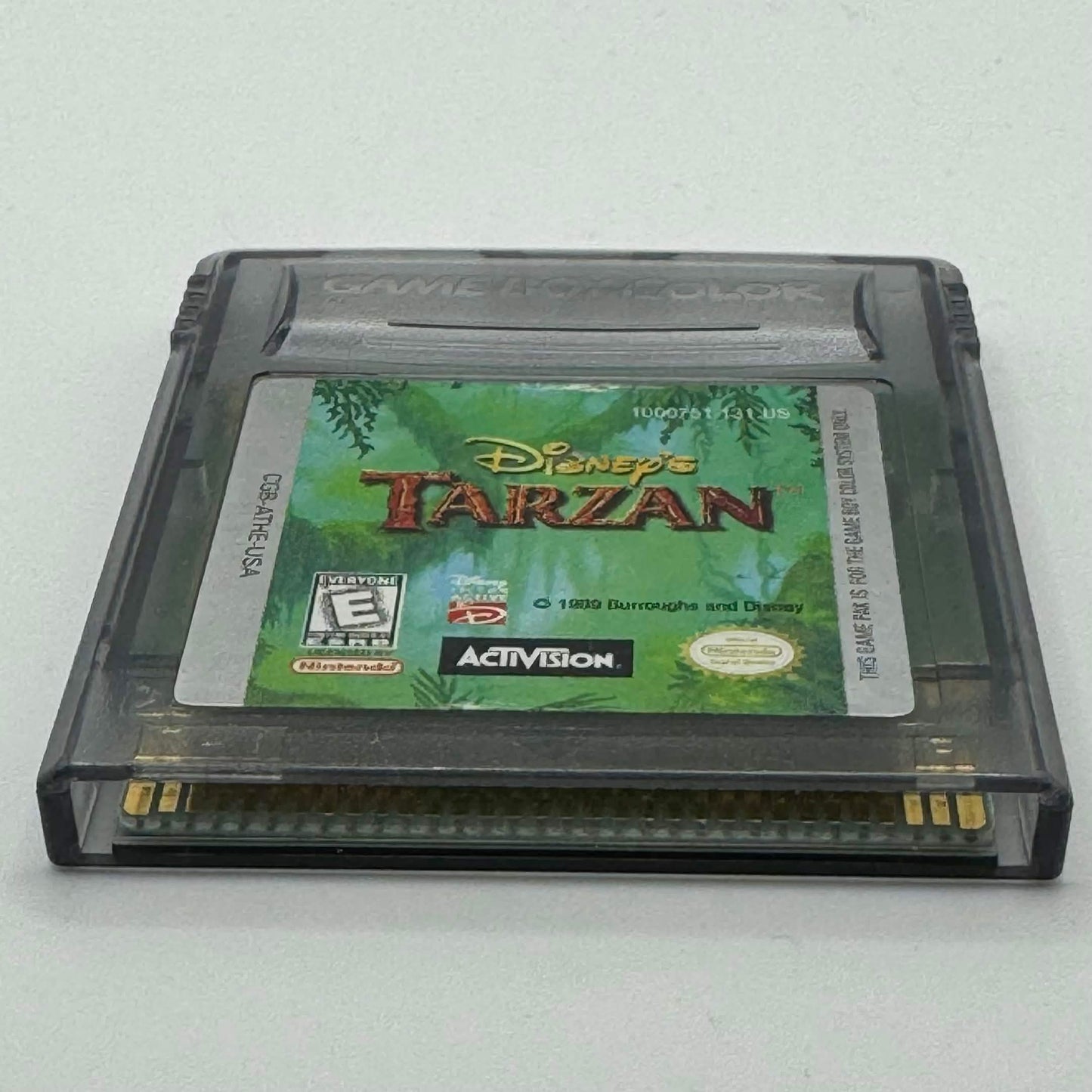 Tarzan (Nintendo GameBoy Color, 1999) Cartridge Only Tested & Working