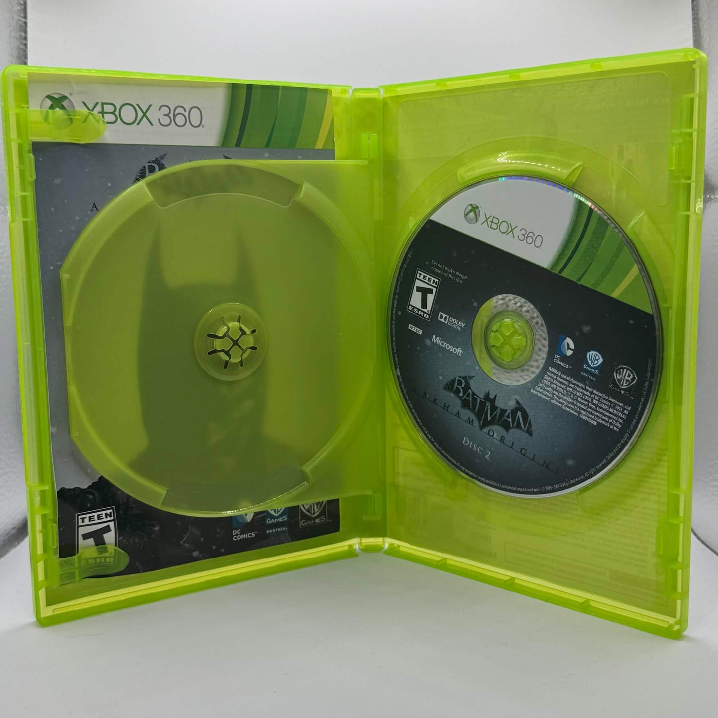 Batman: Arkham Origins (Xbox 360, 2013) Disc 2 Only