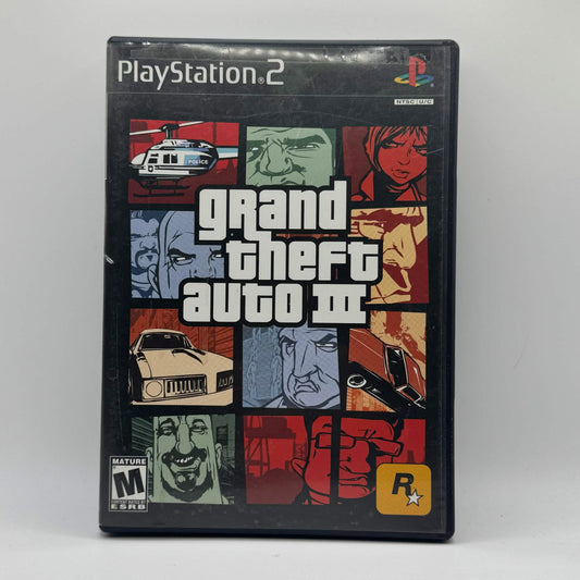 Grand Theft Auto III (Playstation 2, 2001) Case & Poster Only