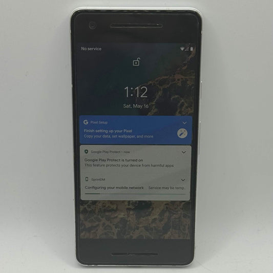 Unlocked Google Pixel 2 128GB White G011A (READ)